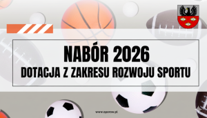 Dotacja zadań z zakresu rozwoju sportu