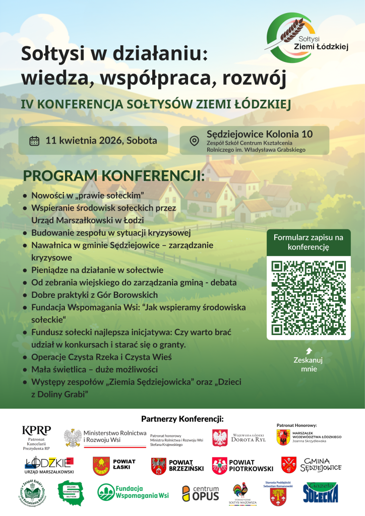 Zaproszenie na konferencję dla sołtysów