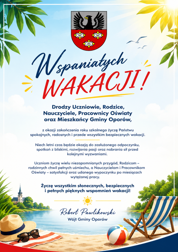 Wspaniałych Wakacji!!